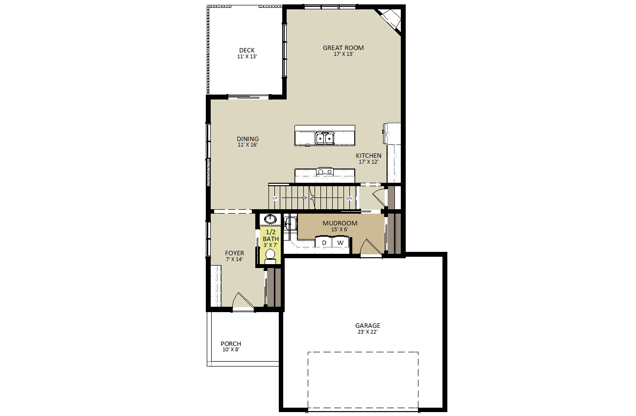Lindy First Floor Floor Plan